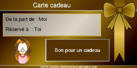 Une carte cadeau pour sa mamie