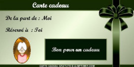 Une carte cadeau pour sa mamie